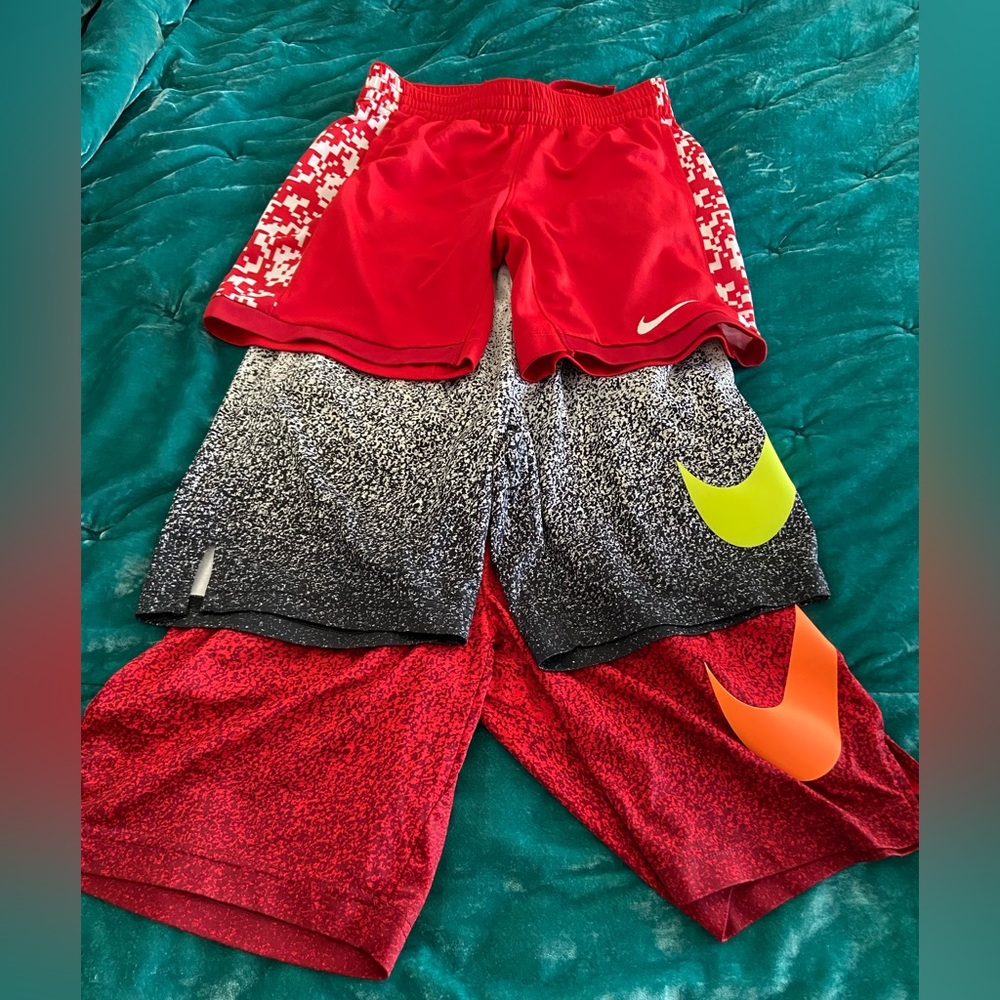 3 pairs of Nike shorts size small. Sold as a bundle.